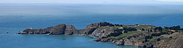 View of Point Bonita from Hawk Hill